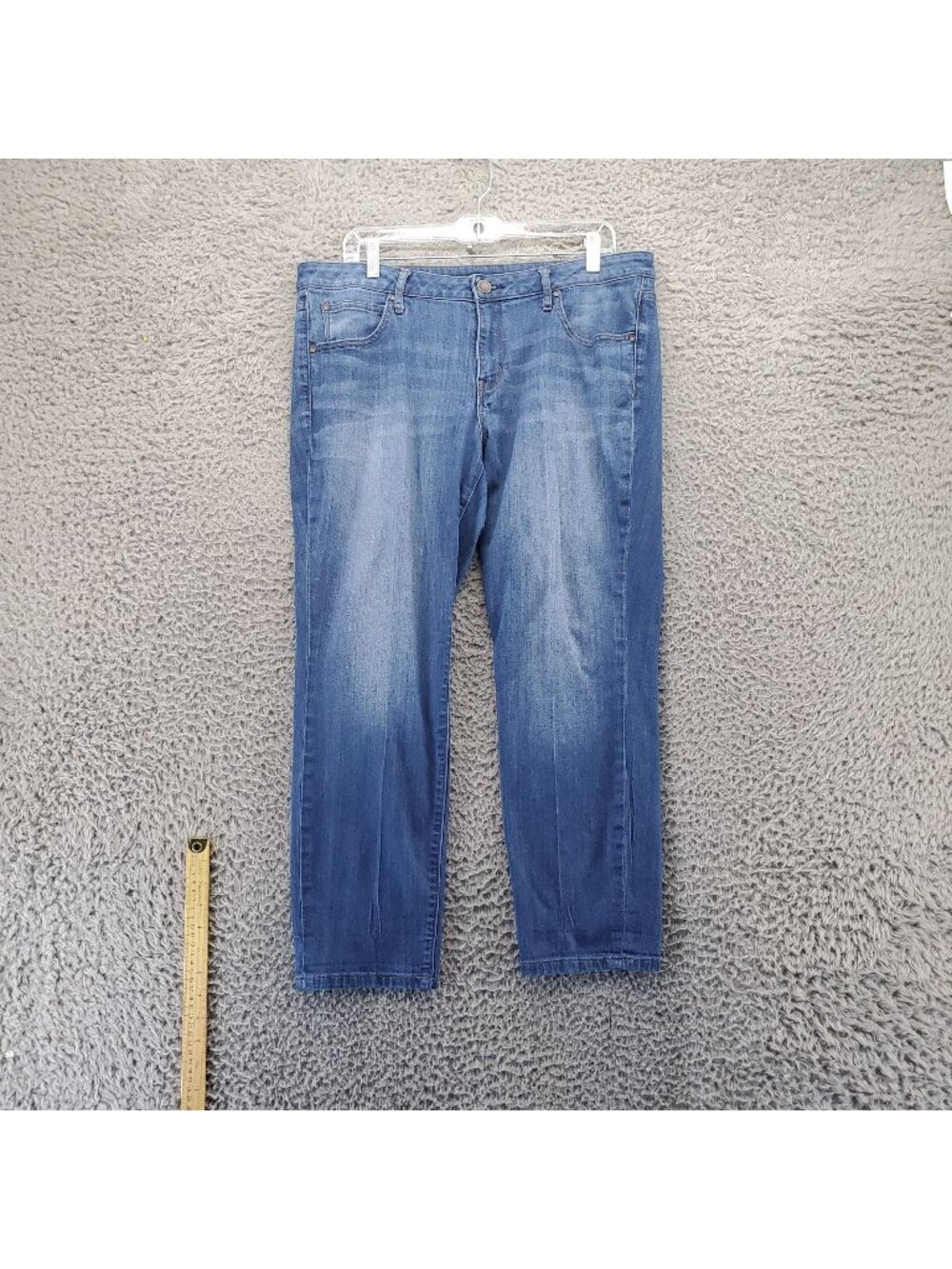 Ana Jeans Womens 32/14 Blue Ankle Stretch Denim Straight Leg *Read*